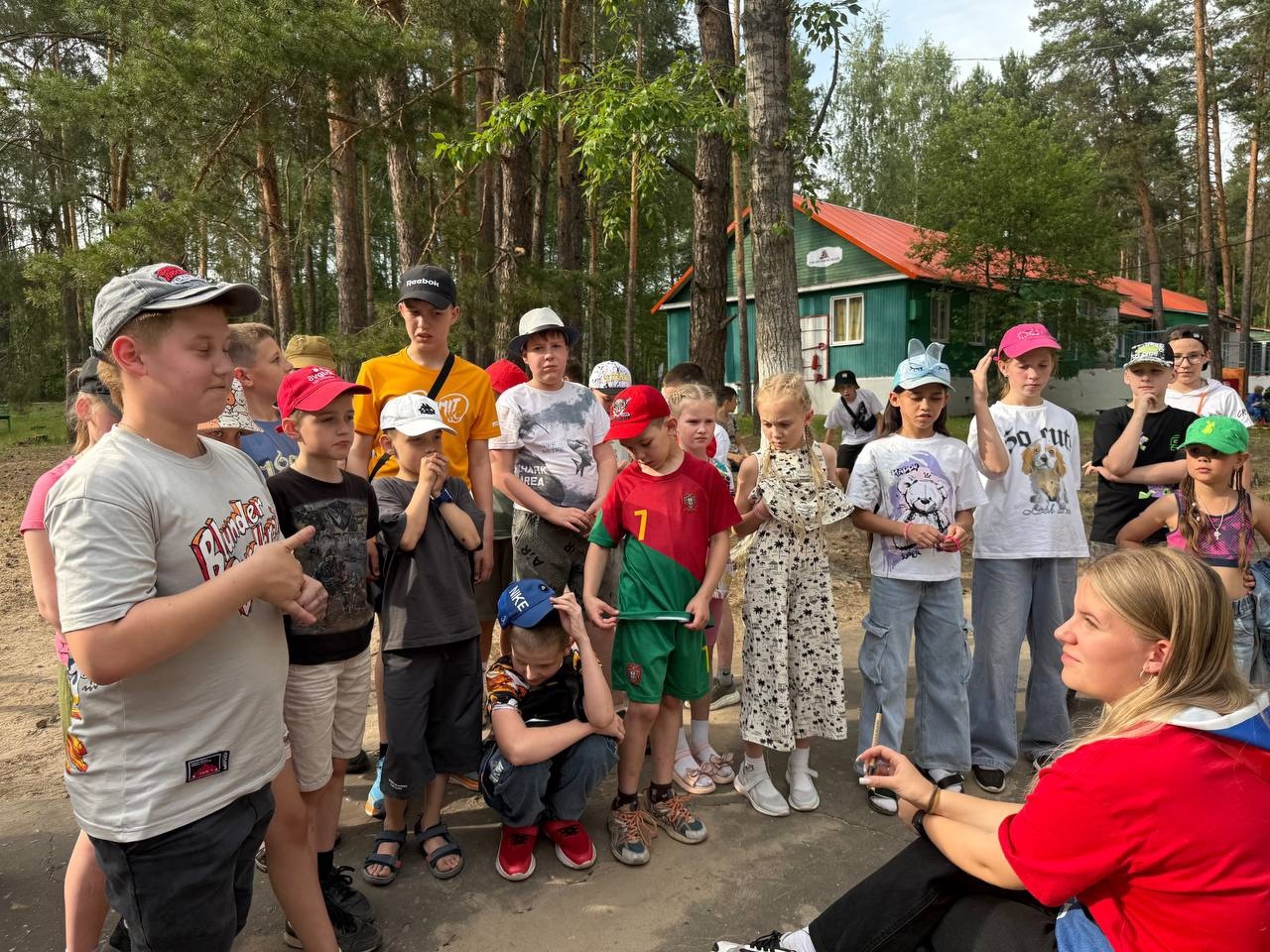 Первый день в лагере!